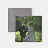 Aimant Les Promeneurs, alias Les Flâneurs par Claude Mone (Recto/Verso)