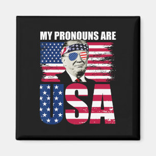 Aimant Les Pronounes Sont Les Etats-Unis Donald Trump Pat