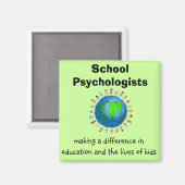 Aimant Les psychologues scolaires font une différence Mag (Recto/Verso)