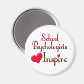Aimant Les psychologues scolaires inspirent (Recto/Verso)