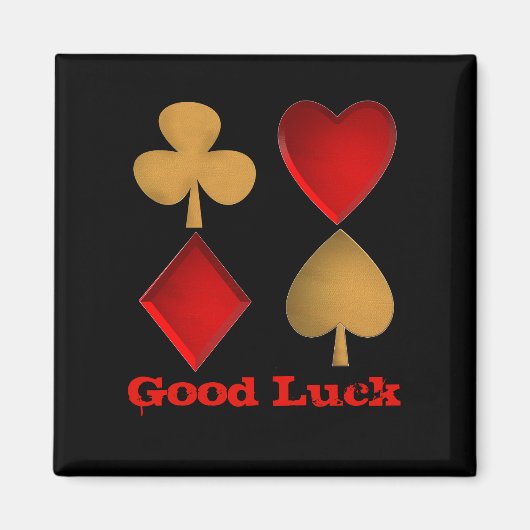 Aimant Les quatre costumes, Personnalisé (Devant)