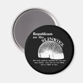 Aimant Les Républicains en chute libre (Recto/Verso)