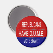Aimant Les Républicains Ont D.U.M.B. (Recto/Verso)