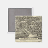 Aimant Les résidences de Walker, Ball (Recto/Verso)