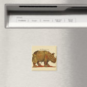 Aimant Les rhinocéros de Durer (In Situ (Lave-vaisselle))
