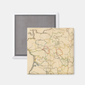 Aimant Les rivières France (Recto/Verso)