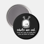 Aimant les robots sont cool2 (Recto/Verso)