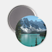 Aimant Les Rocheuses - Le lac Moraine (Recto/Verso)
