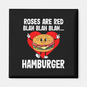 Aimant Les roses sont rouges, humour de la Saint-Valentin