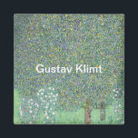 Aimant Les Rosiers de Gustav Klimt sous les arbres<br><div class="desc">Les Rosiers de Gustav Klimt sous la célèbre peinture des arbres (1905).</div>