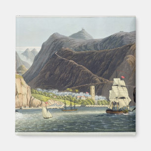 Aimant Les routes, Ste.Hélène, gravée par Robert Havel