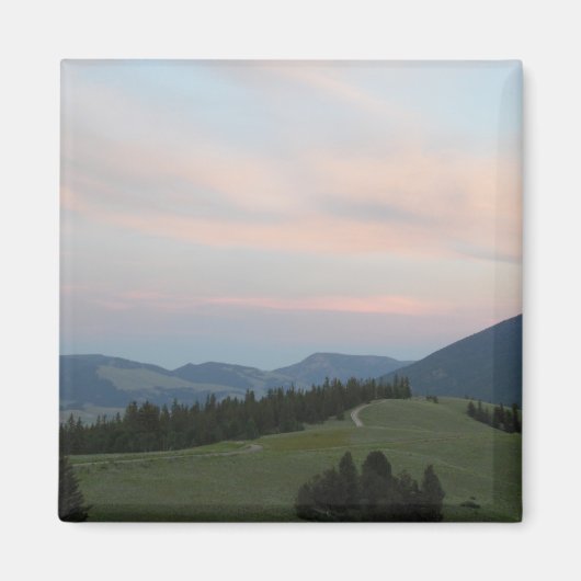 Aimant Les sentiers à travers les montagnes (Devant)