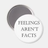 Aimant Les sentiments ne sont pas des faits (Recto/Verso)
