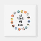 Aimant Les sentiments sont bons Enseignant Psychologue Co (Devant)