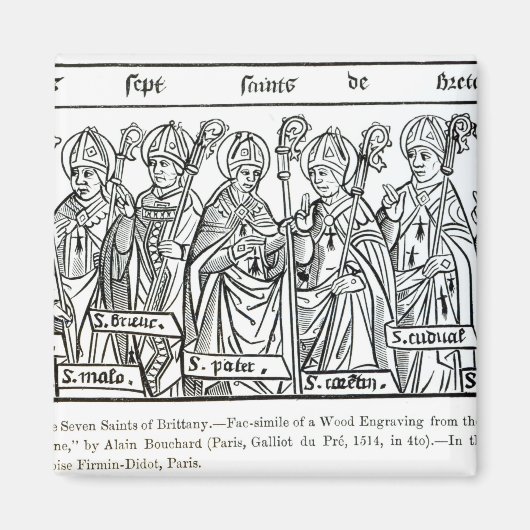 Aimant Les Sept Saints de Bretagne (Devant)