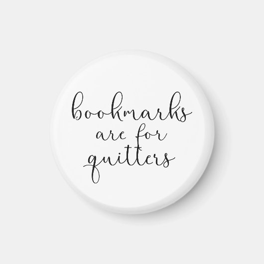 Aimant Les signets sont pour les quittants (Devant)