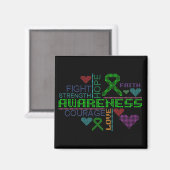 Aimant Les slogans de Kidney Disease (Recto/Verso)