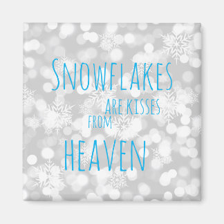 Aimant Les Snowflakes Sont Des Baisers Du Ciel