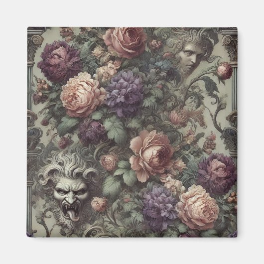 Aimant Les sociétés secrètes fleurissent dans les spirale (Devant)