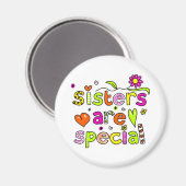 Aimant Les soeurs sont spéciales (Recto/Verso)