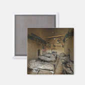 Aimant Les soldats américains dorment dans une maison de  (Recto/Verso)