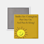 Aimant Les Sourires Sont Contaigus ! (Recto/Verso)