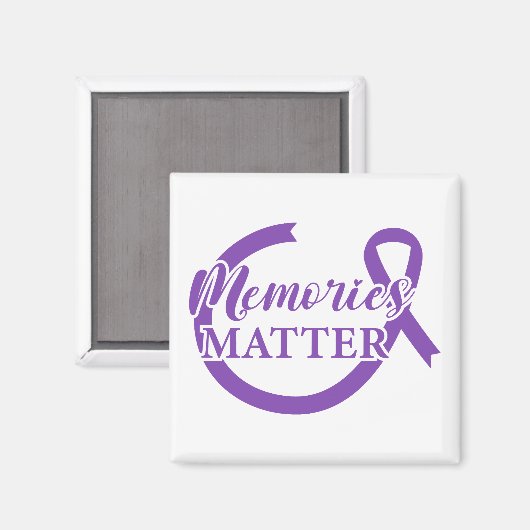 Aimant Les souvenirs comptent, End Alz (Recto/Verso)