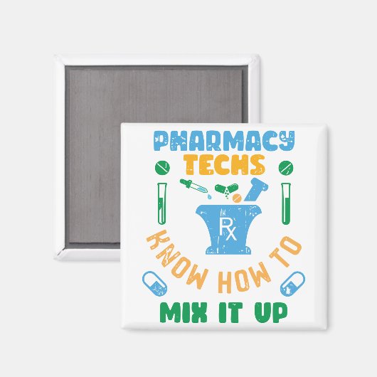 Aimant Les Techniciens En Pharmacie Savent Comment Le Mél (Recto/Verso)