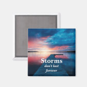Aimant Les tempêtes ne sont pas Dernières pour toujours m (Recto/Verso)