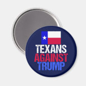 Aimant Les Texans contre Trump (Recto/Verso)