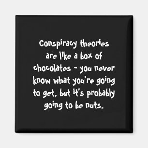 Aimant Les théories du complot ressemblent à une boîte de