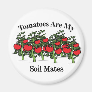Aimant Les Tomates Amusantes Sont Mes Mates De Sol