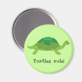 Aimant Les tortues dominent ! (Recto/Verso)