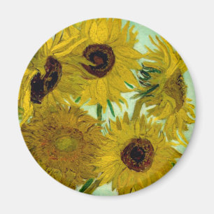 Aimant Les tournesols dans le Vase Van Gogh Art