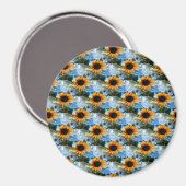 Aimant Les tournesols de Caitlin... (Recto/Verso)