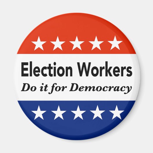 Aimant Les Travailleurs Électoraux Le Font Pour La Démocr (Devant)