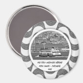 Aimant Les vagues portugaises pavé Premier Vacances (Recto/Verso)