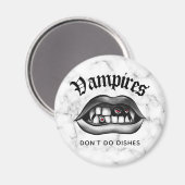 Aimant Les vampires ne font pas de plats amusants (Recto/Verso)