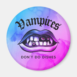 Aimant Les vampires ne font pas de plats drôles Vaporwave