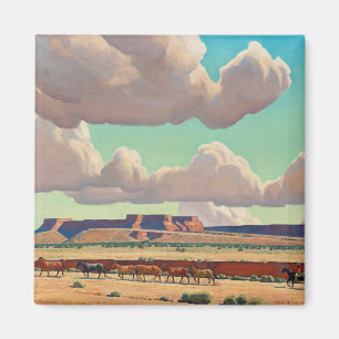 Aimant Les vastes terres de Navajo par Maynard Dixon