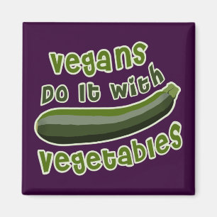 Aimant Les végétaliens le font avec des légumes