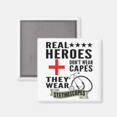 Aimant Les Véritables Héros Ne Portent Pas De Capuchons I (Recto/Verso)