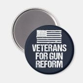 Aimant Les vétérans de la réforme des armes à feu (Recto/Verso)