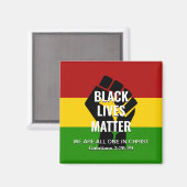 Aimant LES VIES NOIRES COMPTENT TOUTES LES CHRIST Christi (Recto/Verso)