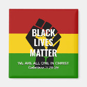 Aimant LES VIES NOIRES COMPTENT TOUTES LES CHRIST Christi (Devant)