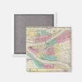 Aimant Les Villes De Pittsburgh Allegheny Cincinnati (Recto/Verso)