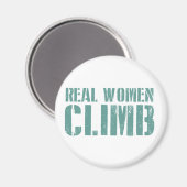 Aimant Les vraies femmes grimpent (Recto/Verso)