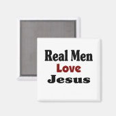 Aimant Les vrais hommes aiment Jésus (Recto/Verso)