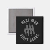 Aimant Les vrais hommes se déplacent (Recto/Verso)