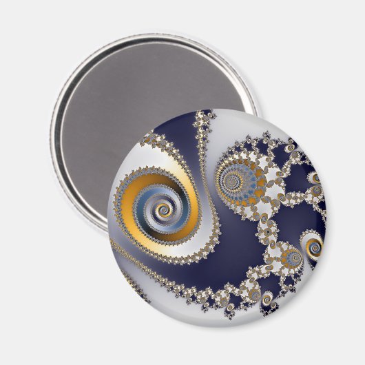 Aimant Les yeux dans le ciel - Fractal (Recto/Verso)